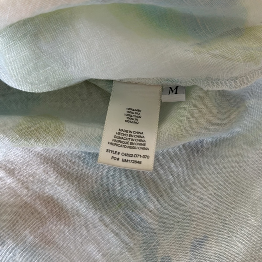 Cloth & Stone Linen Floral Print Shirt - Picture 4 of 6